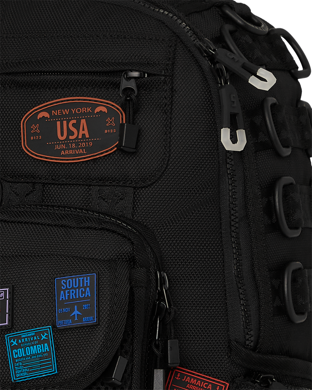 SPRAYGROUND JAMES FIRST CLASS I GOT THESE STAMPS BACKPACK