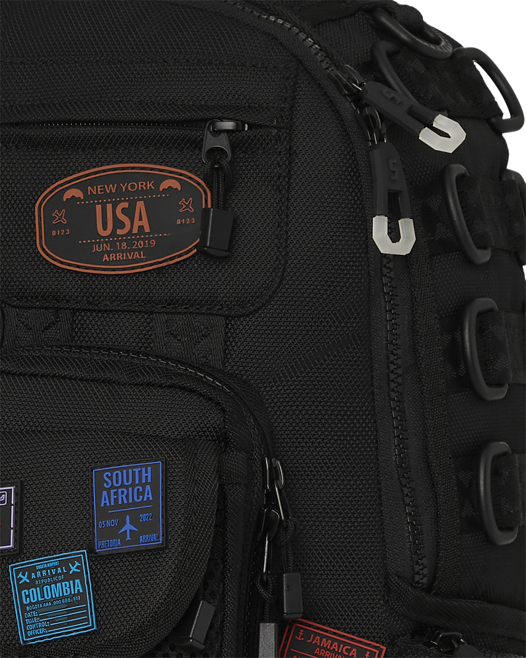 SPRAYGROUND JAMES FIRST CLASS I GOT THESE STAMPS BACKPACK