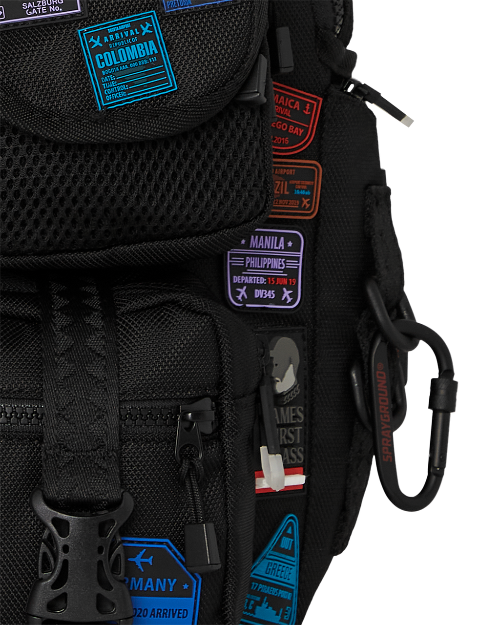 SPRAYGROUND JAMES FIRST CLASS I GOT THESE STAMPS BACKPACK