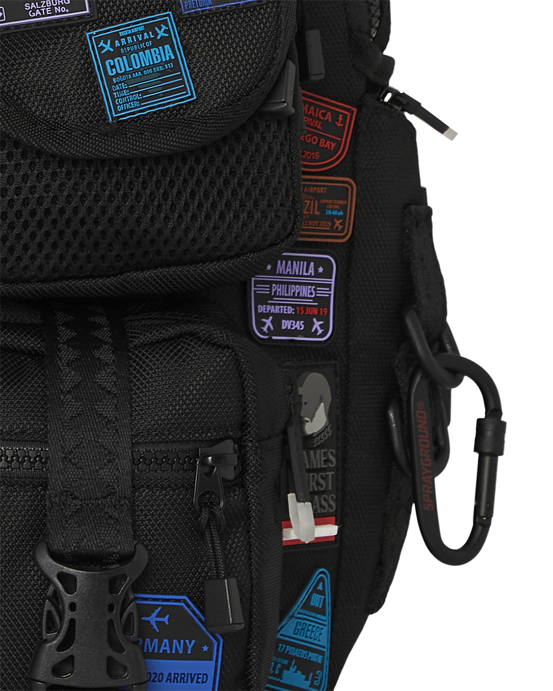 SPRAYGROUND JAMES FIRST CLASS I GOT THESE STAMPS BACKPACK