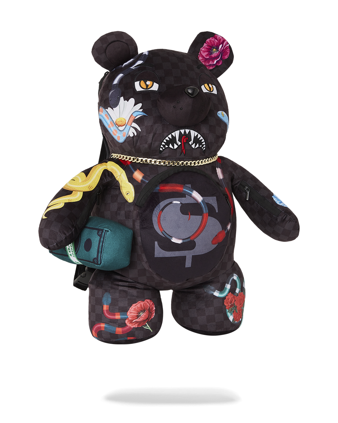 SPRAYGROUND JARDIN D'EDEN MONEYBEAR TEDDYBEAR BACKPACK
