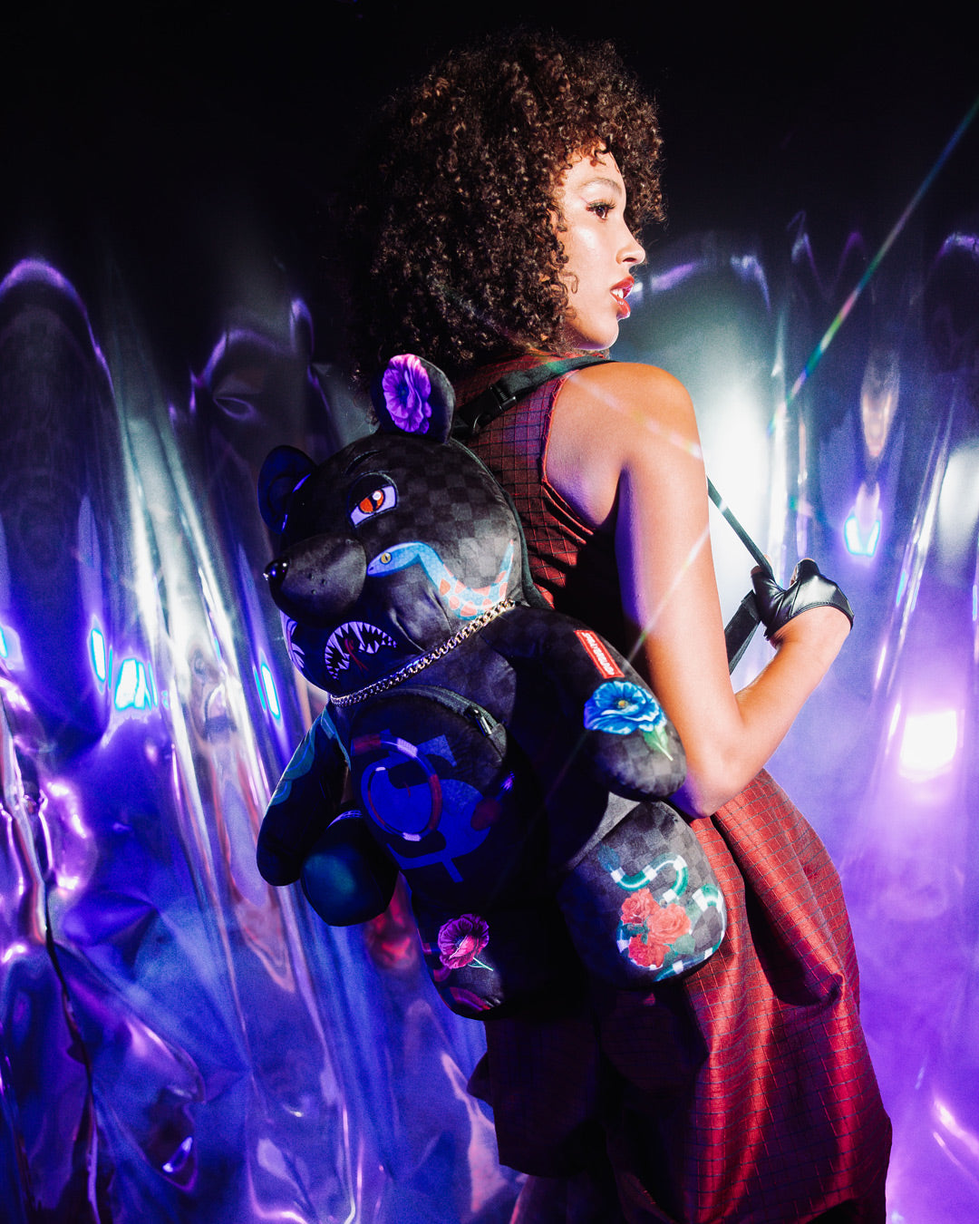 SPRAYGROUND JARDIN D'EDEN MONEYBEAR TEDDYBEAR BACKPACK