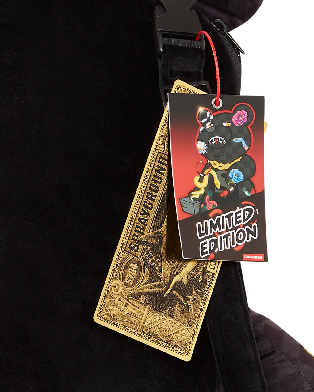 SPRAYGROUND JARDIN D'EDEN MONEYBEAR TEDDYBEAR BACKPACK