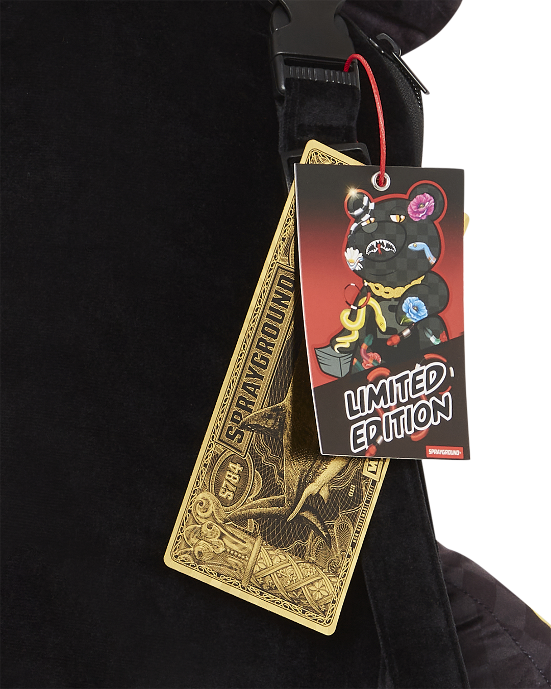 SPRAYGROUND JARDIN D'EDEN MONEYBEAR TEDDYBEAR BACKPACK