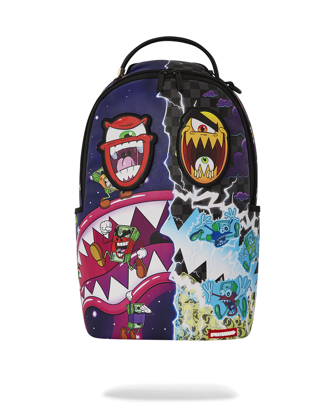 SPRAYGROUND MONEY BOYS SPLIT CRAZY EYES - 6 REMOVABLE VELCRO EYE PATCHES