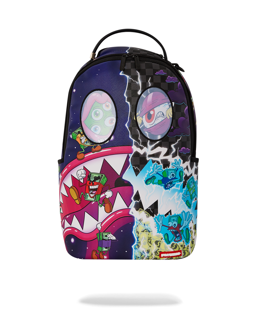 SPRAYGROUND MONEY BOYS SPLIT CRAZY EYES - 6 REMOVABLE VELCRO EYE PATCHES