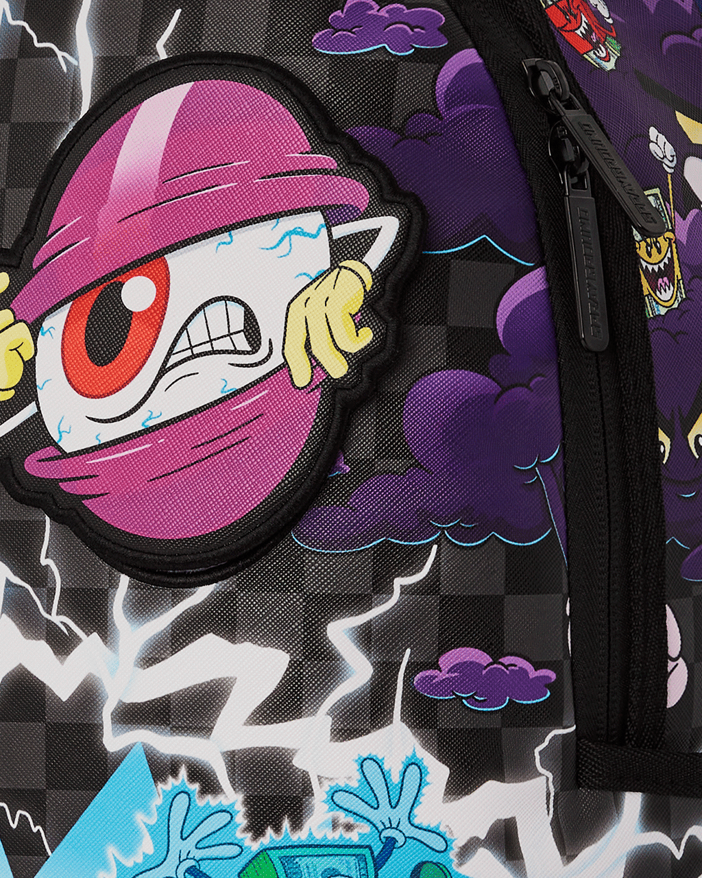 SPRAYGROUND MONEY BOYS SPLIT CRAZY EYES - 6 REMOVABLE VELCRO EYE PATCHES
