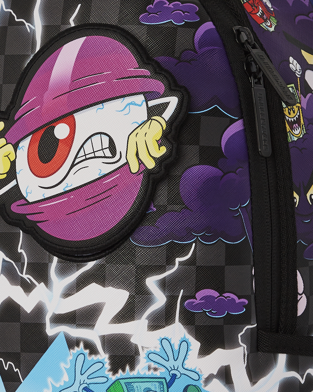 SPRAYGROUND MONEY BOYS SPLIT CRAZY EYES - 6 REMOVABLE VELCRO EYE PATCHES