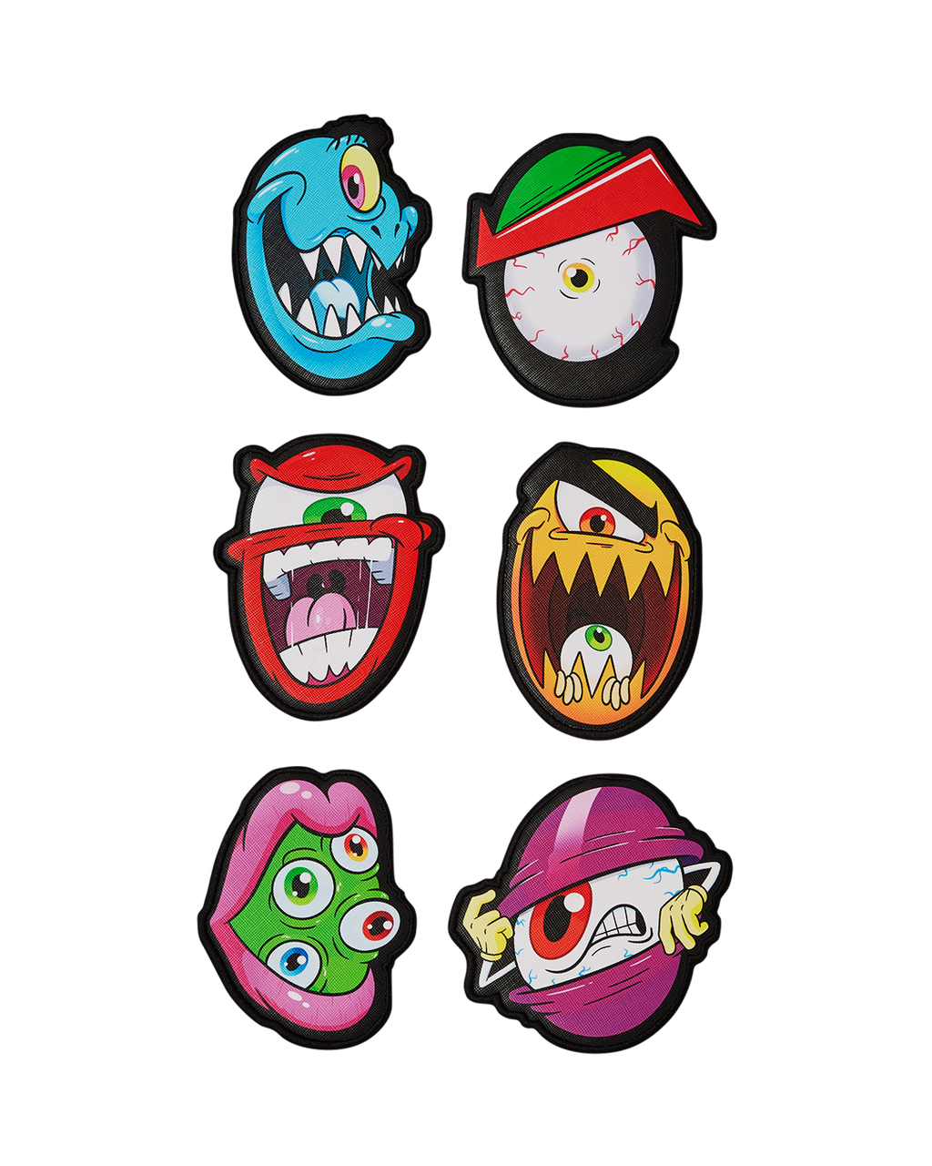 SPRAYGROUND MONEY BOYS SPLIT CRAZY EYES - 6 REMOVABLE VELCRO EYE PATCHES