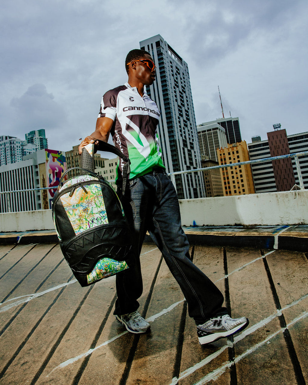 SPRAYGROUND NEW YORK TO BUENOS AIRES DLXSV BACKPACK