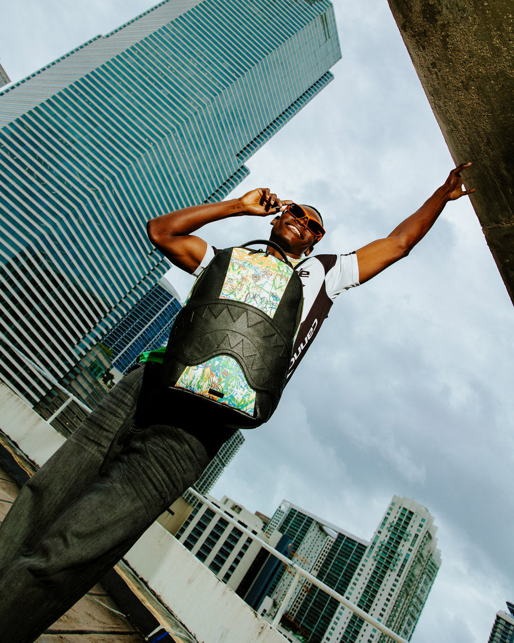 SPRAYGROUND NEW YORK TO BUENOS AIRES DLXSV BACKPACK