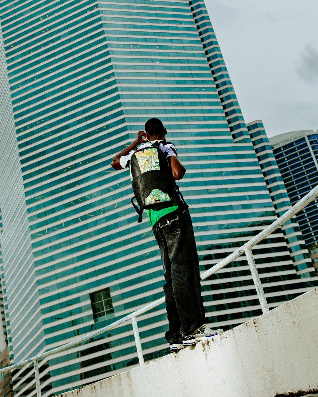SPRAYGROUND NEW YORK TO BUENOS AIRES DLXSV BACKPACK
