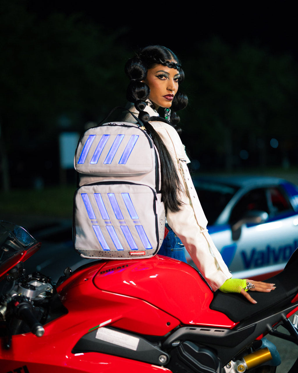 SPRAYGROUND BAG TO THE FUTURE II - LED LIGHT-UP TROOPER BACKPACK