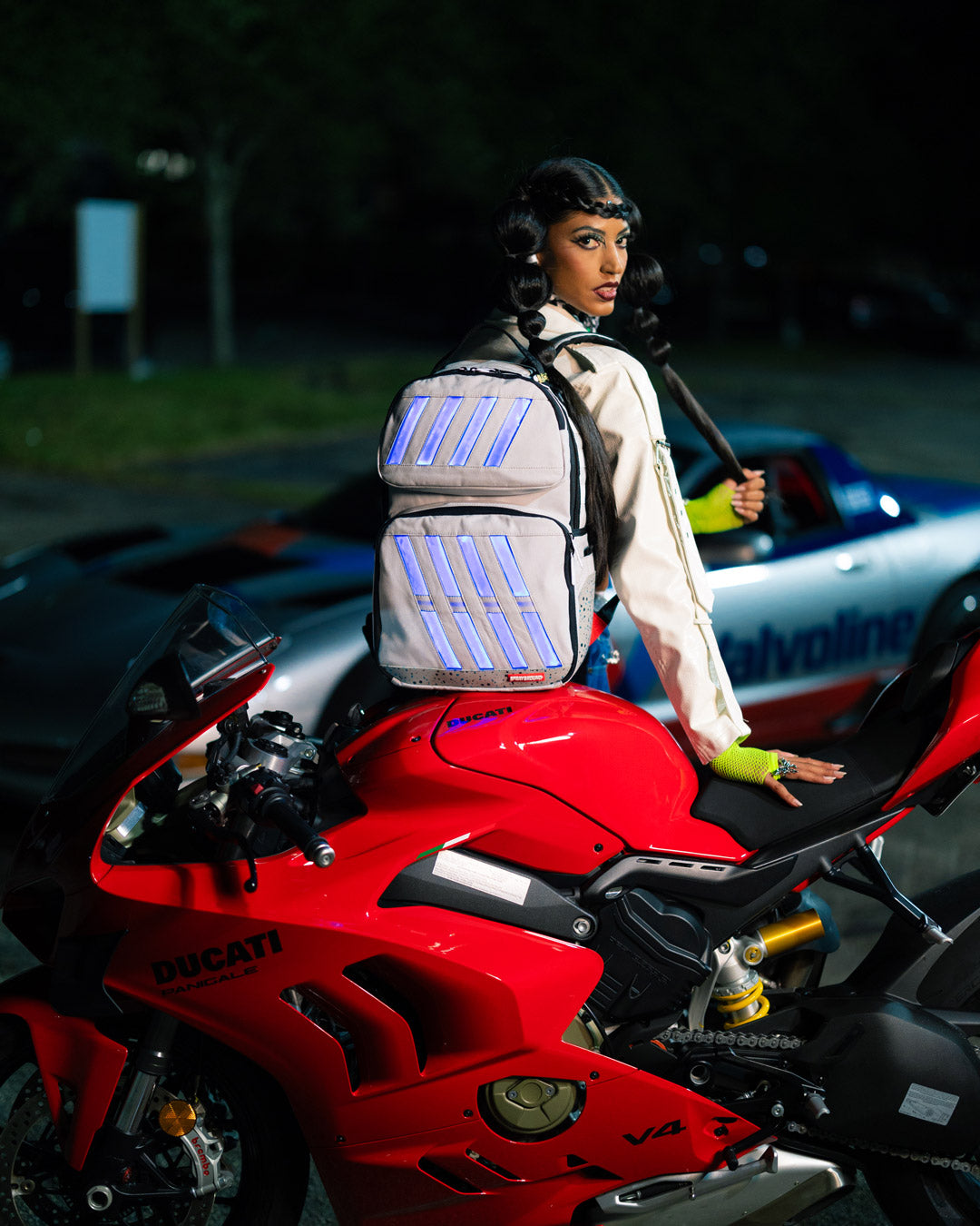SPRAYGROUND BAG TO THE FUTURE II - LED LIGHT-UP TROOPER BACKPACK