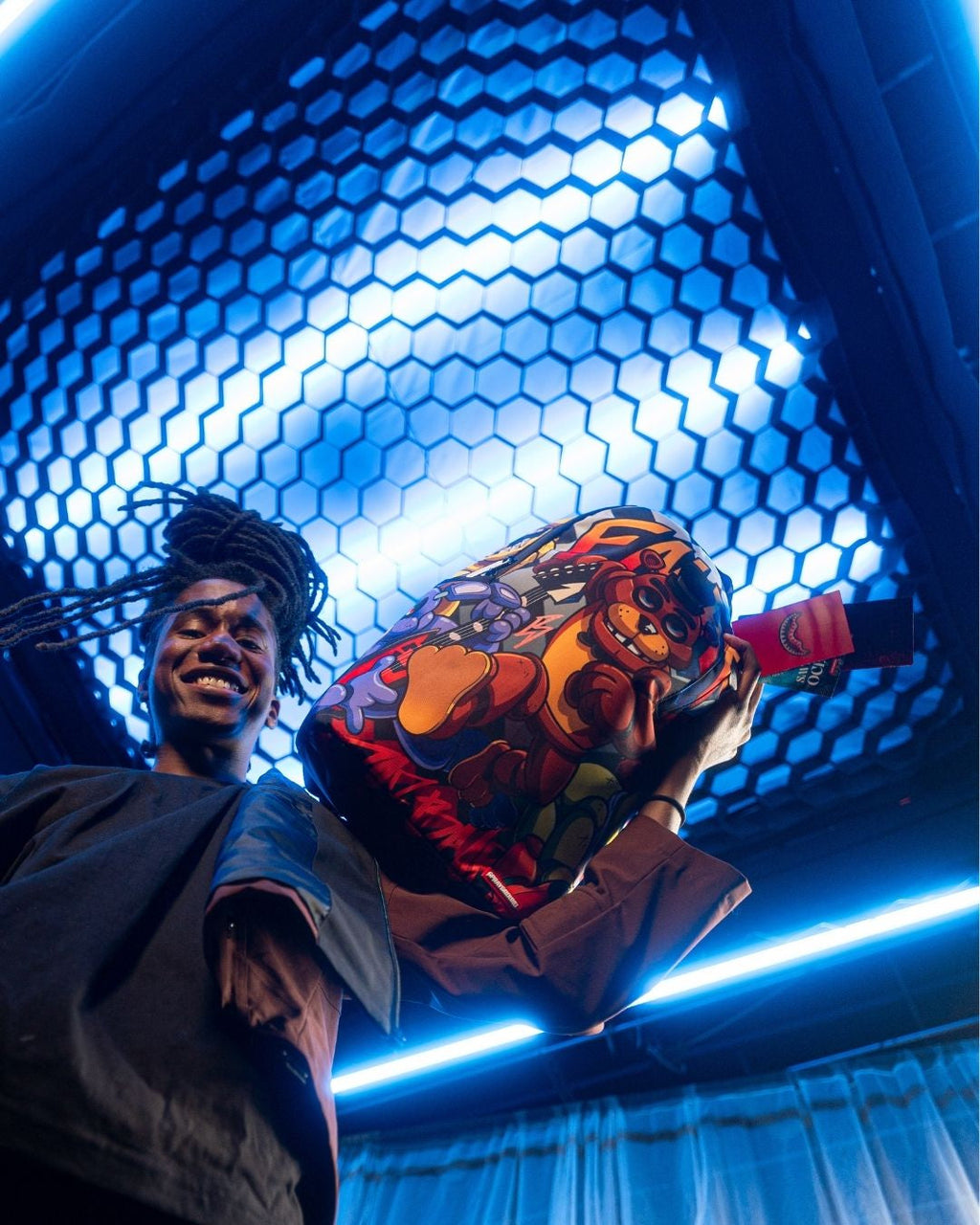 SPRAYGROUND FIVE NIGHTS AT FREDDY'S OFFICIAL DLXSR BACKPACK