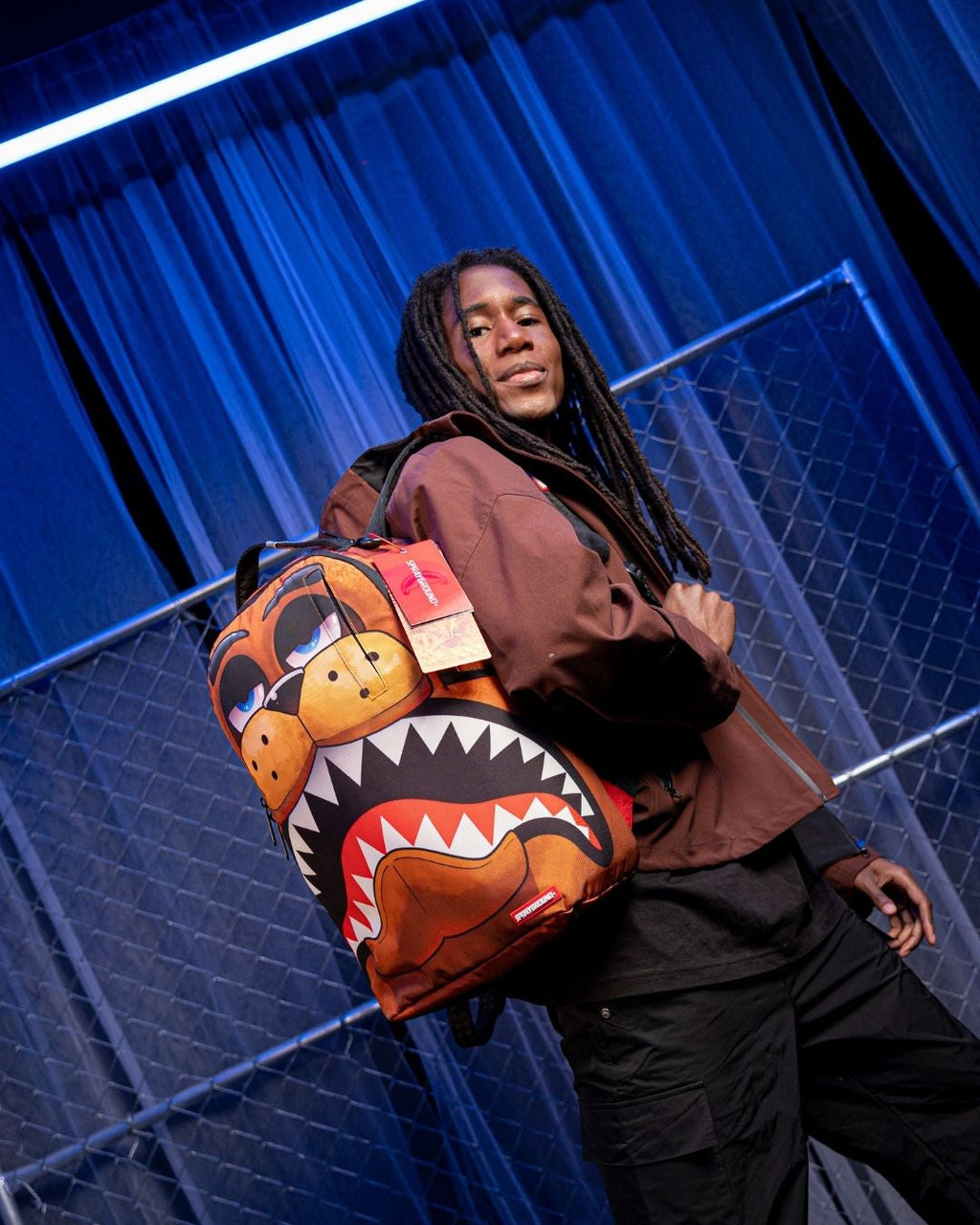 SPRAYGROUND FIVE NIGHTS AT FREDDY'S SHARK DLXSR BACKPACK