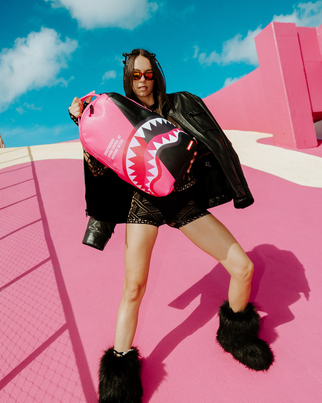 SPRAYGROUND SHARK CENTRAL SUPERNOVA