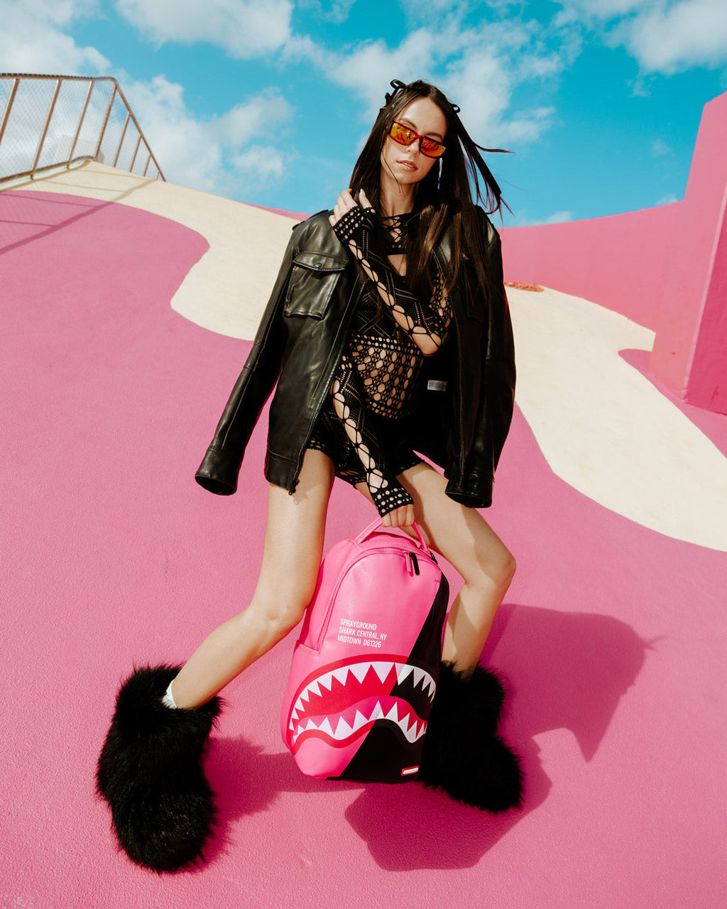 SPRAYGROUND SHARK CENTRAL SUPERNOVA