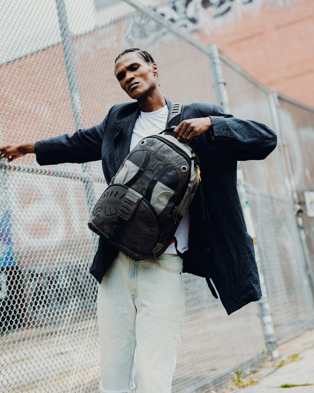 SPRAYGROUND DUNE STILLSUIT SHARK BACKPACK