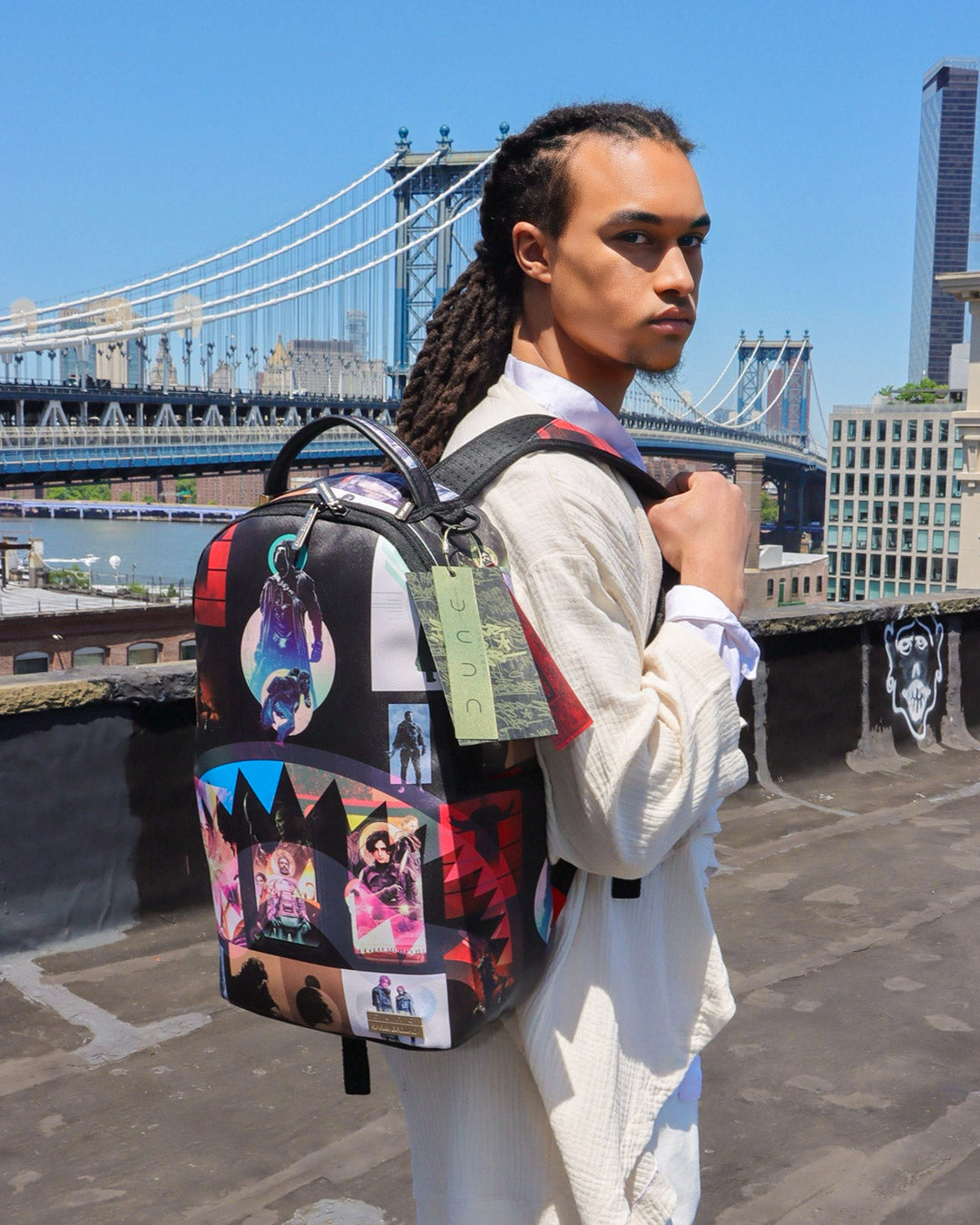 SPRAYGROUND DUNE COLLAGE BACKPACK