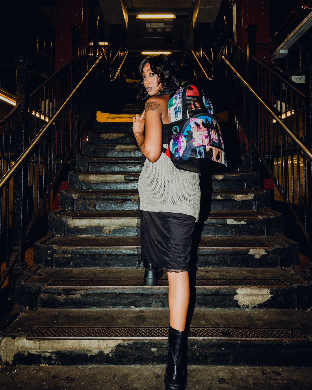 SPRAYGROUND DUNE COLLAGE BACKPACK
