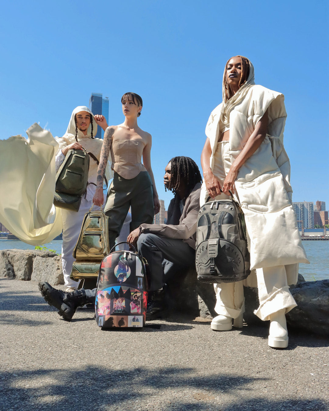 SPRAYGROUND DUNE COLLAGE BACKPACK