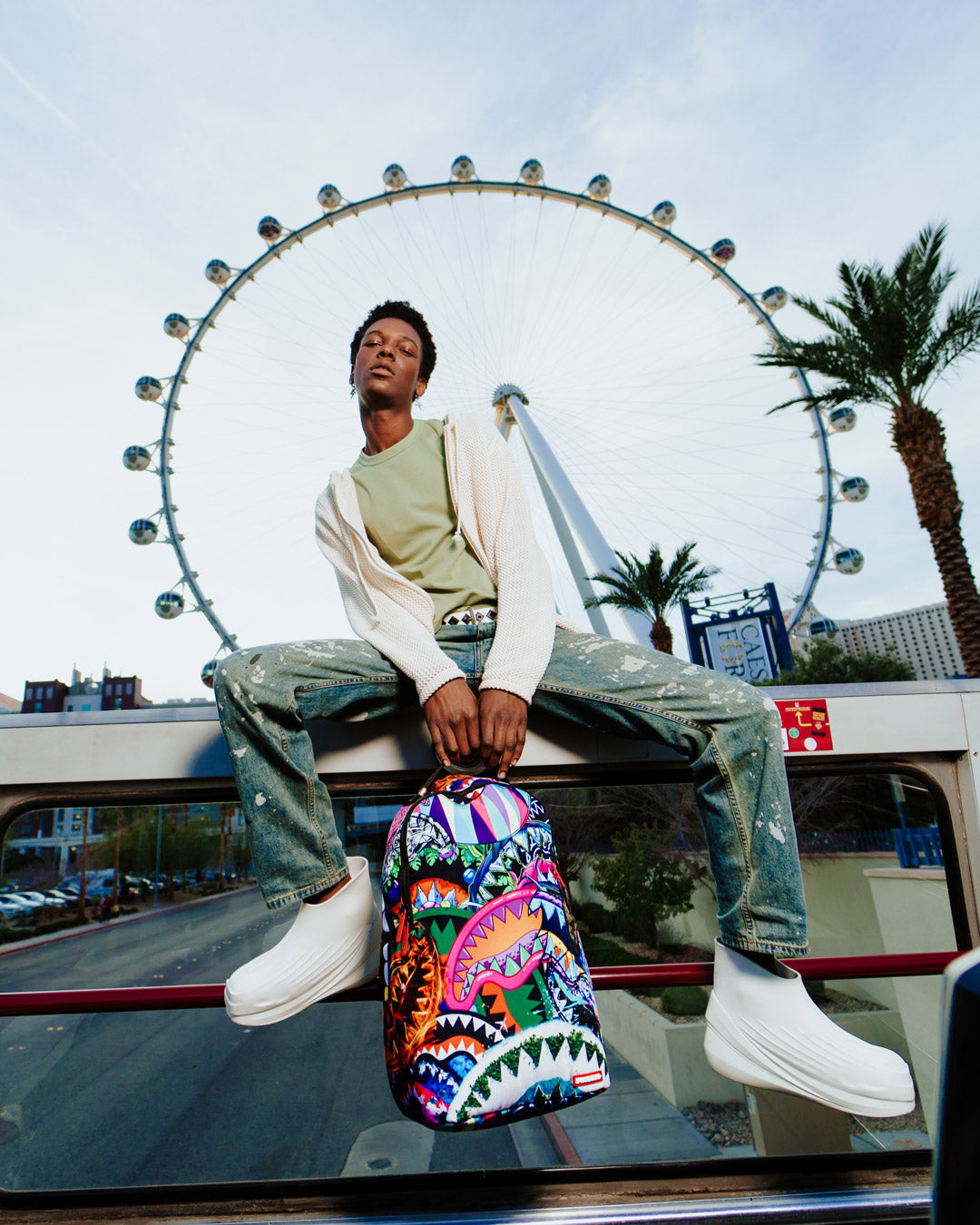 SPRAYGROUND CANT STOP THE SHARK DLXSR BACKPACK