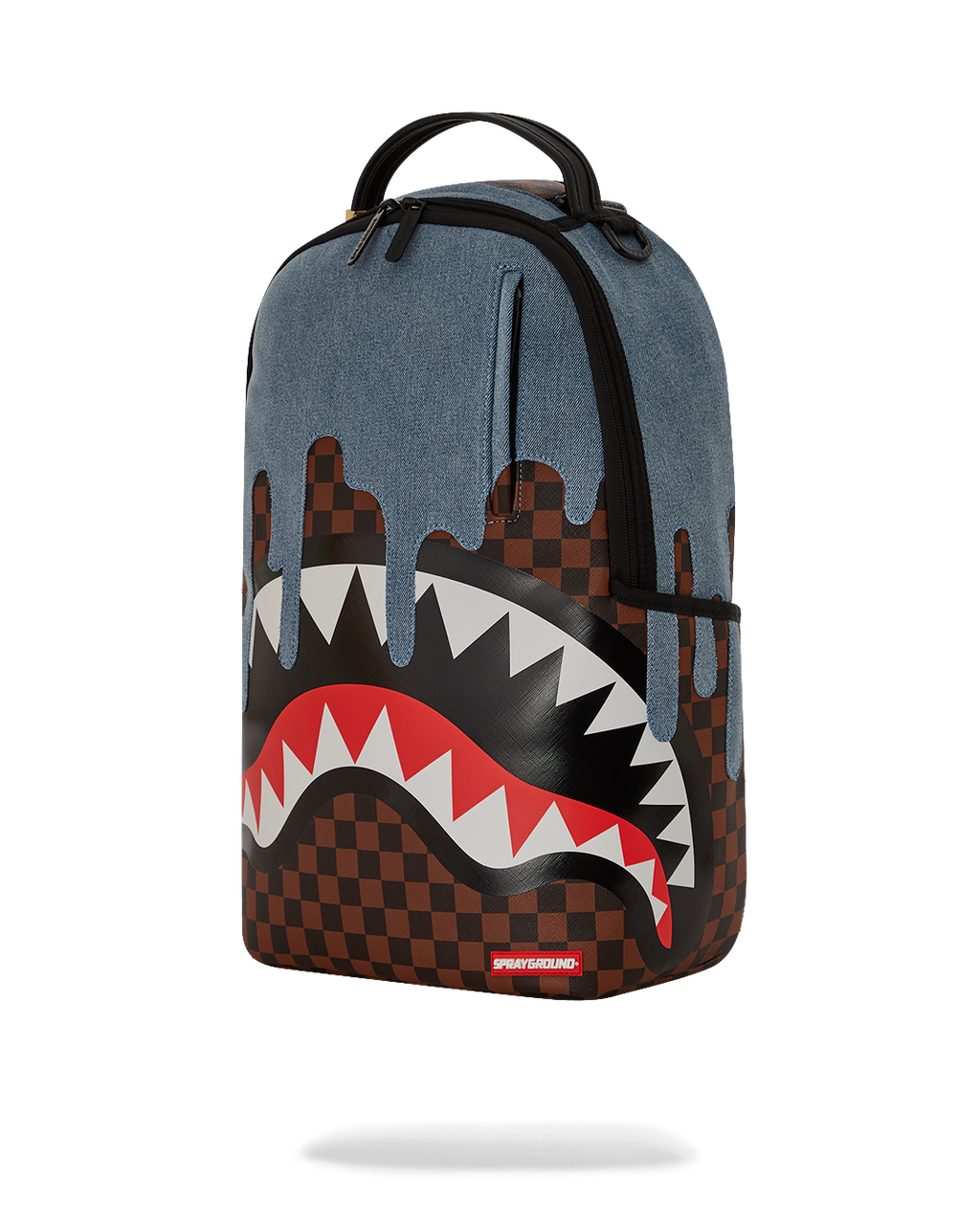 SPRAYGROUND FABRIC HOUSE SHARK DRIP BACKPACK