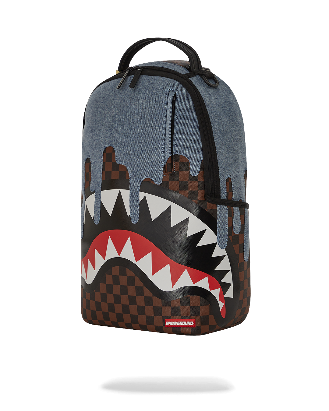 SPRAYGROUND FABRIC HOUSE SHARK DRIP BACKPACK