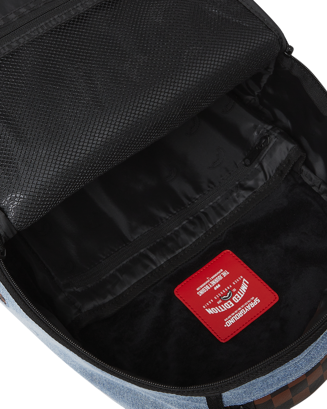 SPRAYGROUND FABRIC HOUSE SHARK DRIP BACKPACK