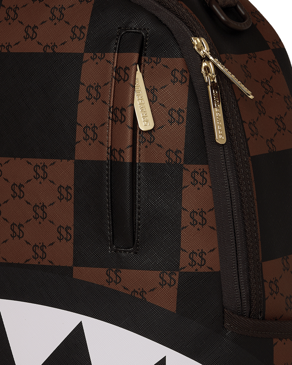 SPRAYGROUND THAT BIG CHECK SHARK BACKPACK