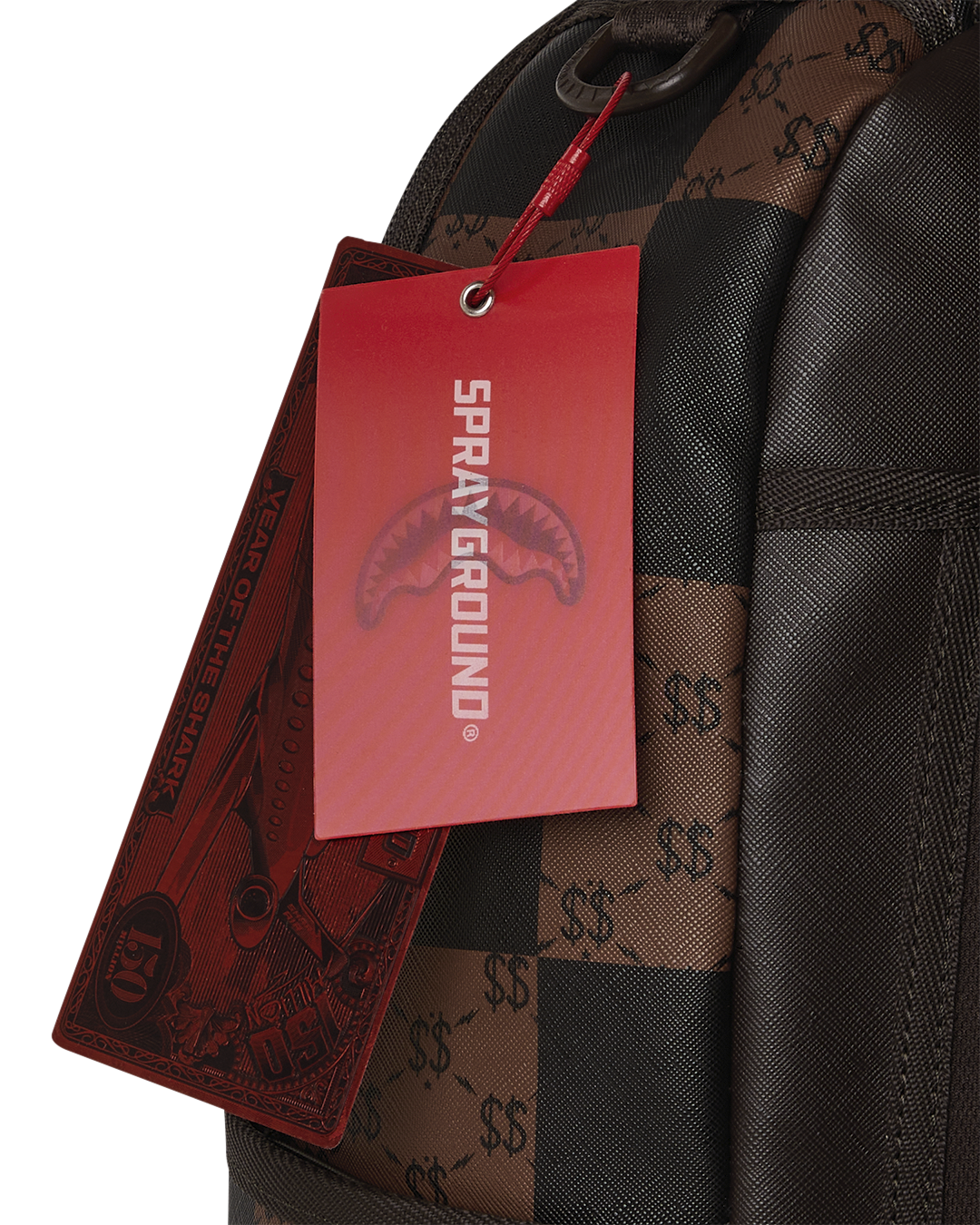 SPRAYGROUND THAT BIG CHECK SHARK BACKPACK