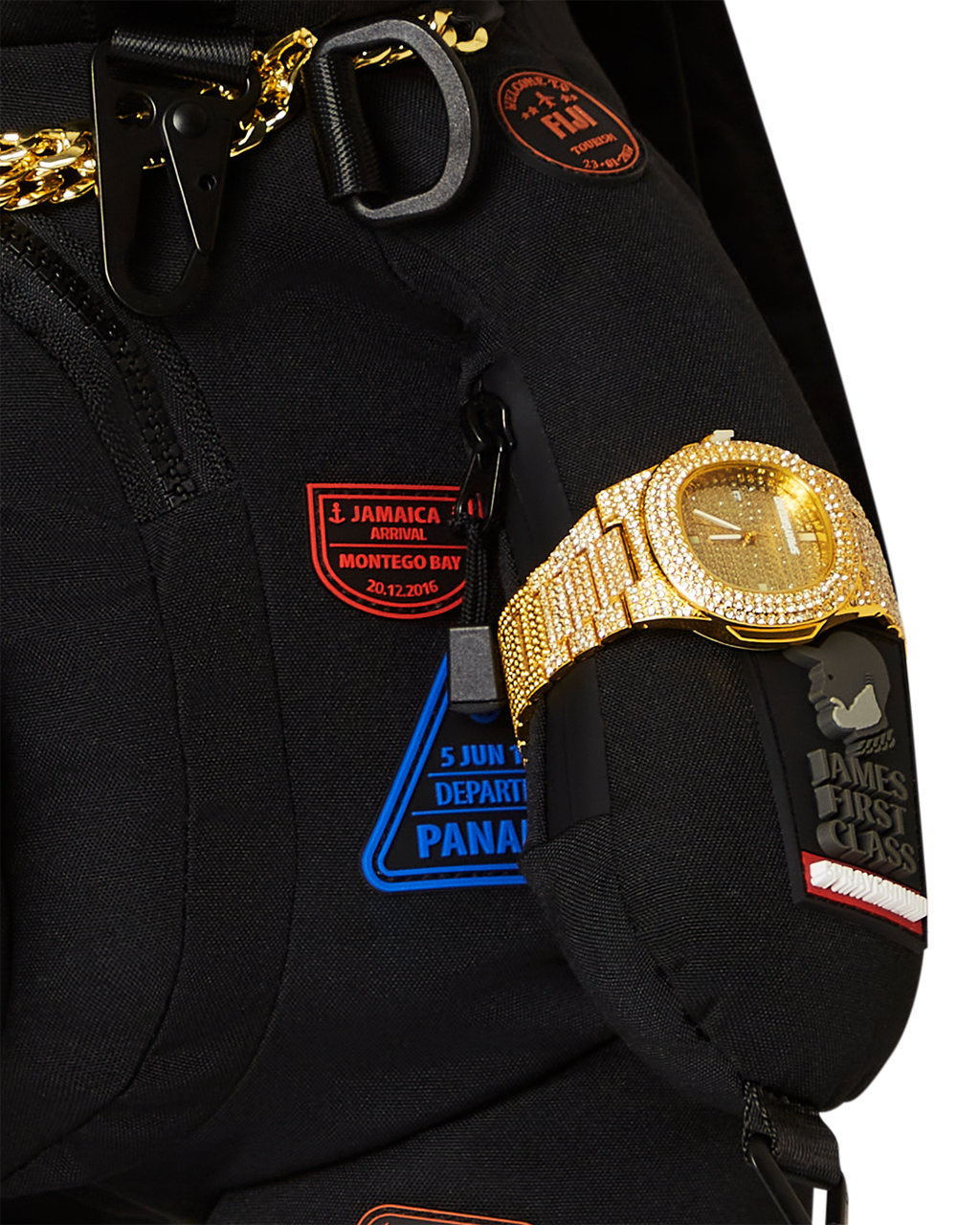 SPRAYGROUND JAMES FIRST CLASS I GOT THESE STAMPS MONEYBEAR