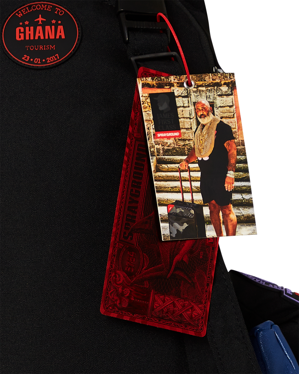 SPRAYGROUND JAMES FIRST CLASS I GOT THESE STAMPS MONEYBEAR