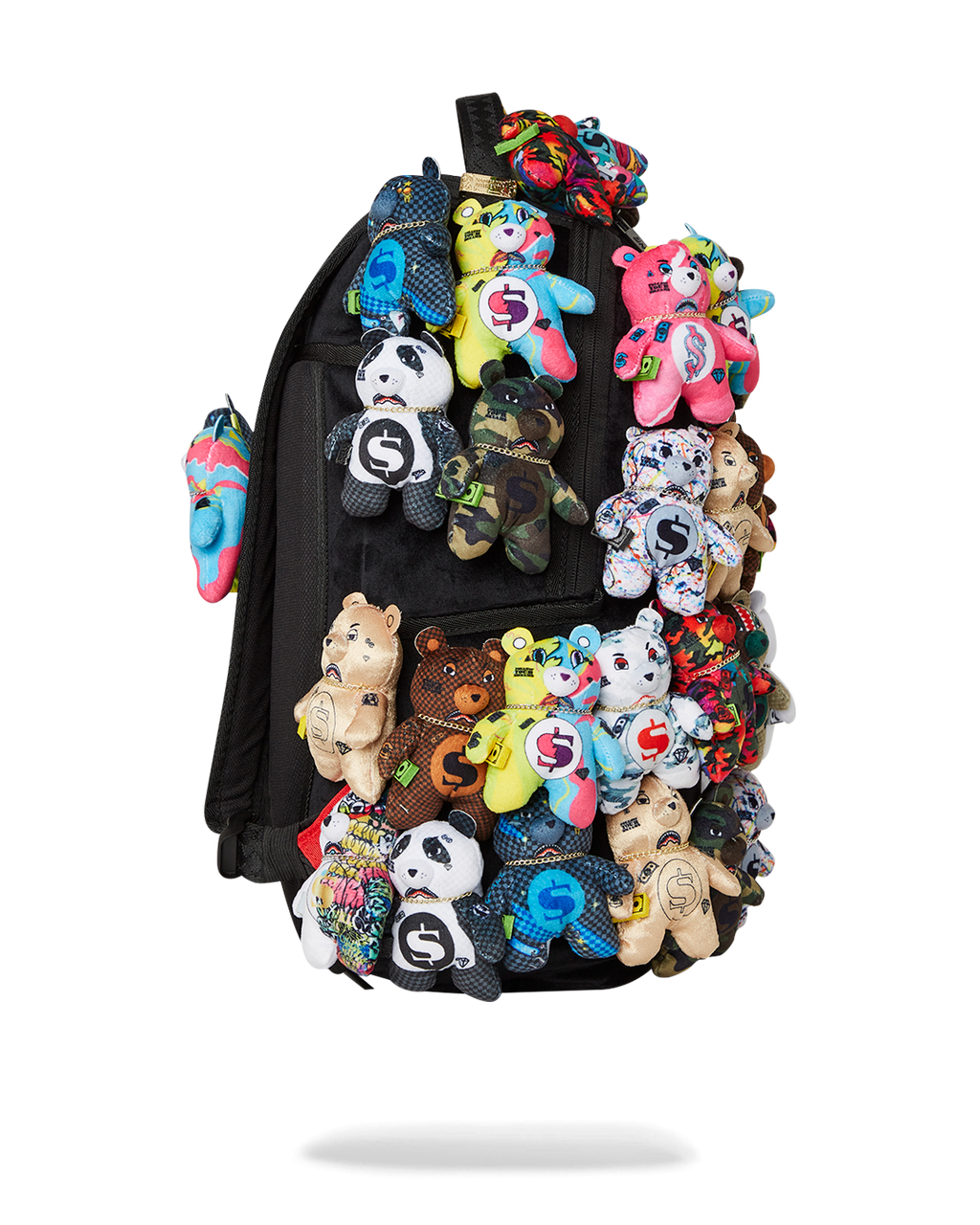SPRAYGROUND PACK OF BEARS REAL PLUSH BEARS RUNWAY PIECE BACKPACK - SUPER EXCLUSIVE