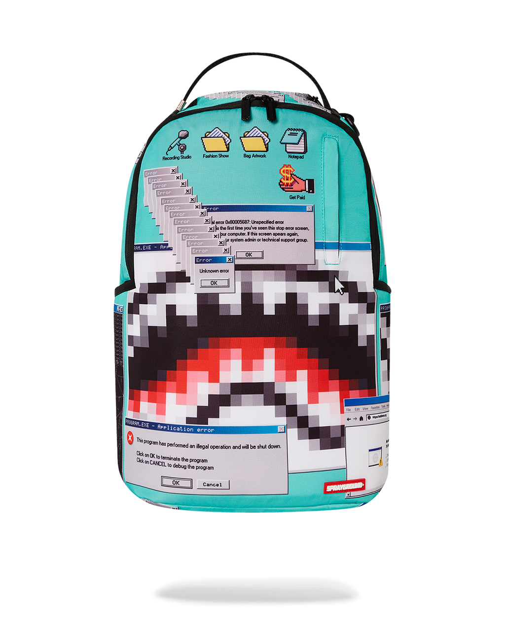 SPRAYGROUND CLEANUP YOUR DESKTOP BACKPACK