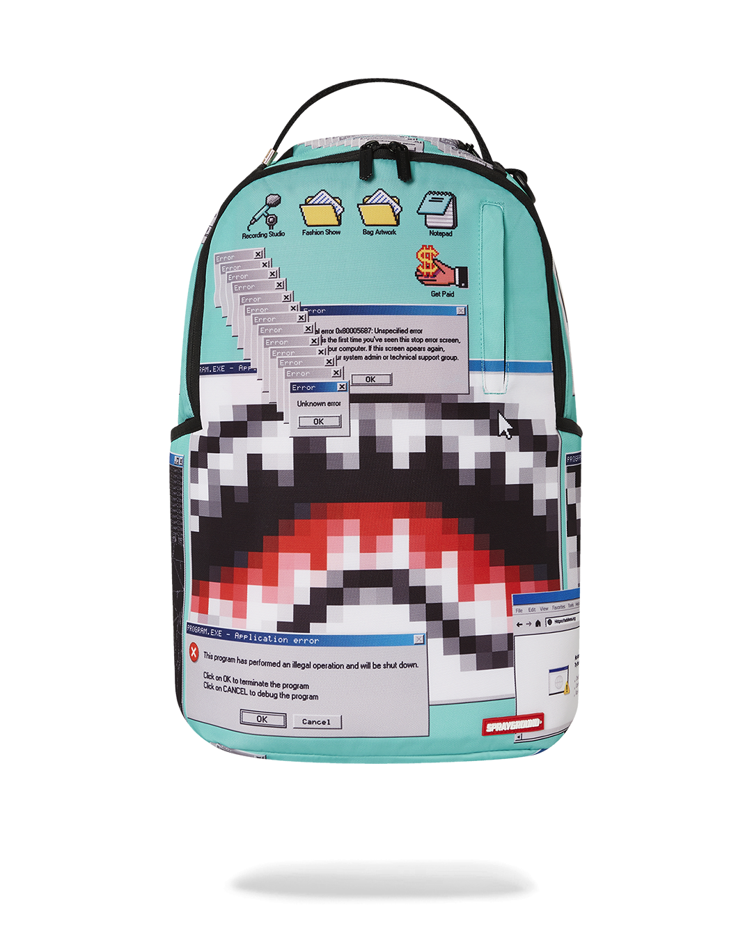 SPRAYGROUND CLEANUP YOUR DESKTOP BACKPACK