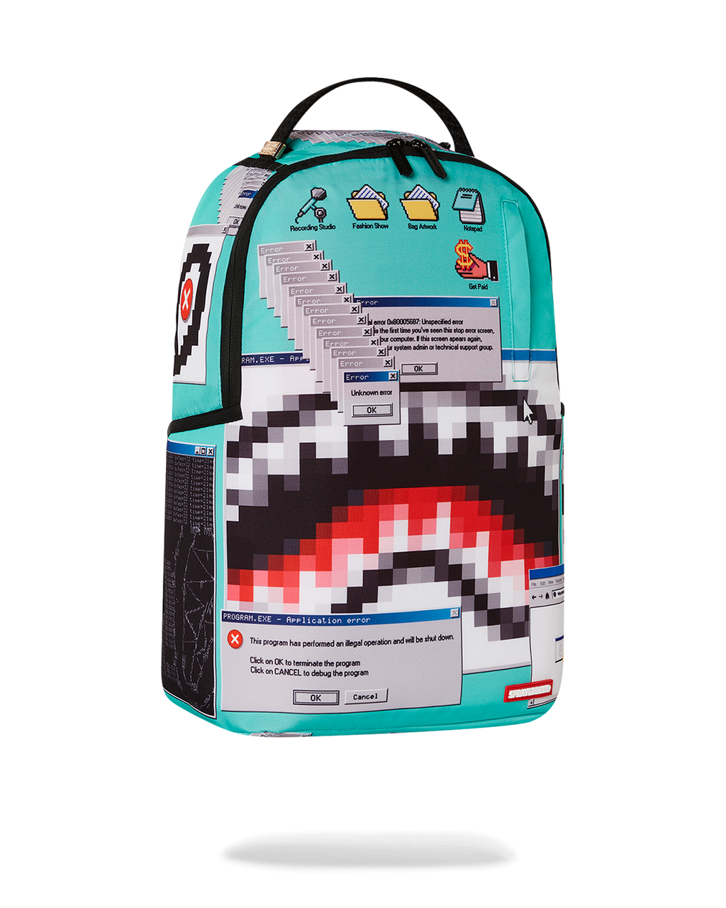 SPRAYGROUND CLEANUP YOUR DESKTOP BACKPACK