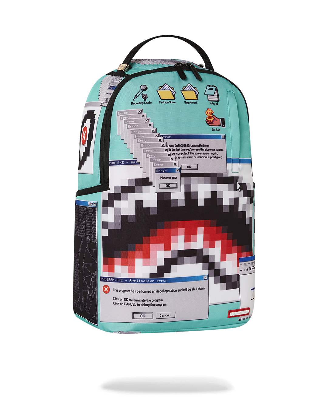 SPRAYGROUND CLEANUP YOUR DESKTOP BACKPACK