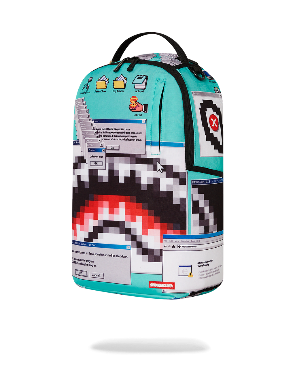 SPRAYGROUND CLEANUP YOUR DESKTOP BACKPACK