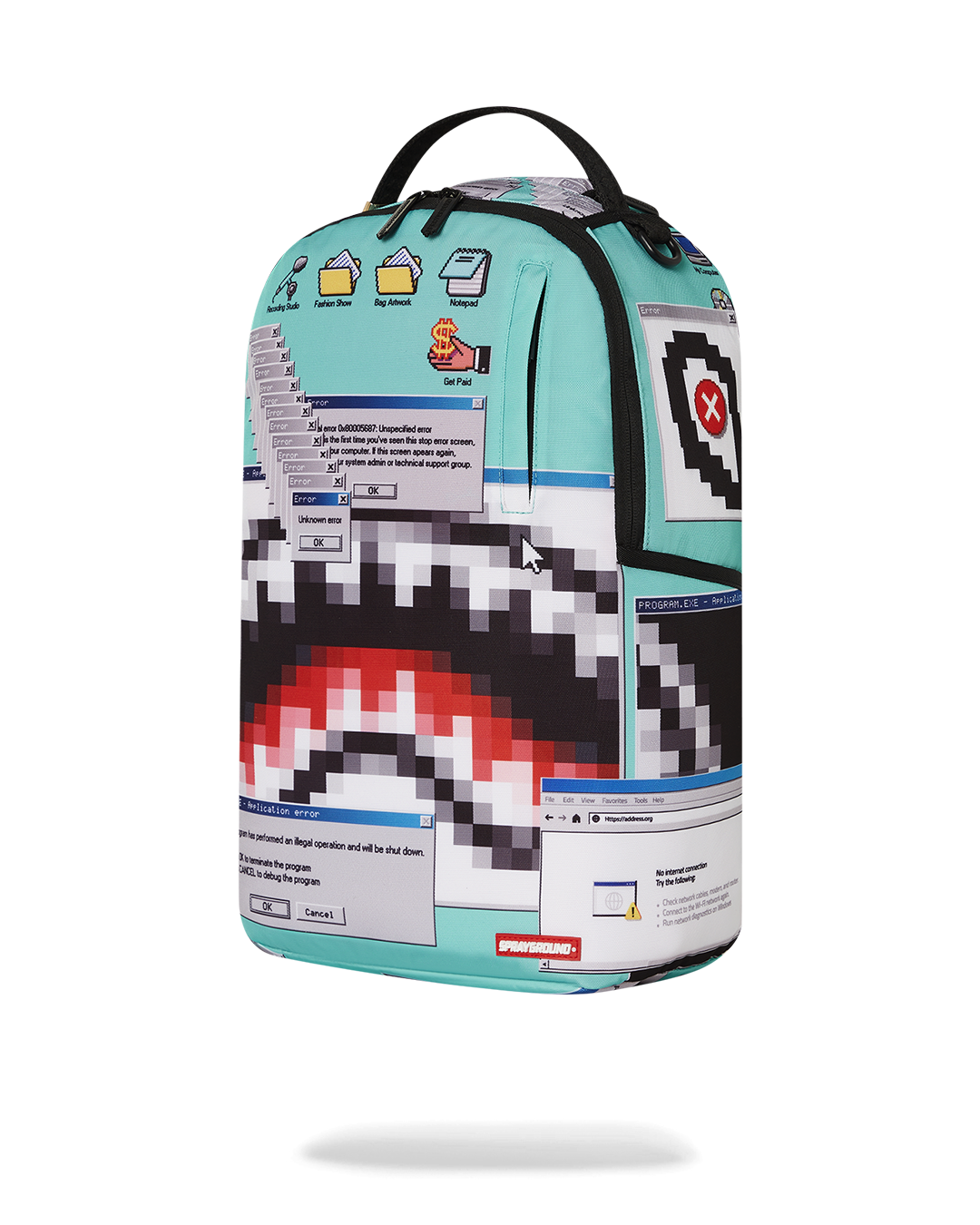 SPRAYGROUND CLEANUP YOUR DESKTOP BACKPACK