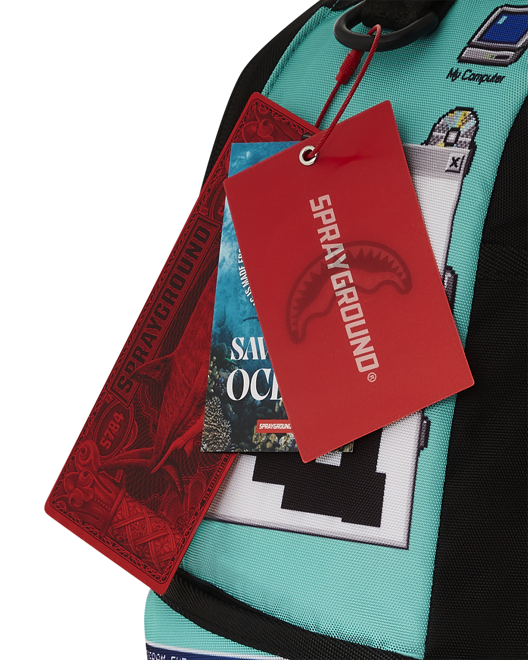 SPRAYGROUND CLEANUP YOUR DESKTOP BACKPACK