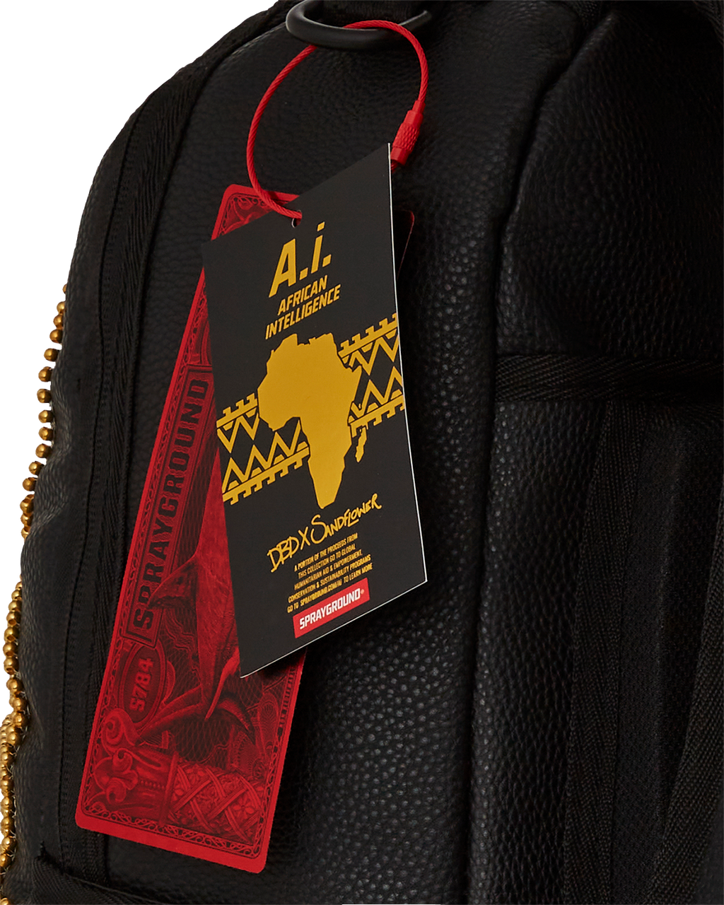 SPRAYGROUND A.I. GOLDEN REGENERATION BACKPACK