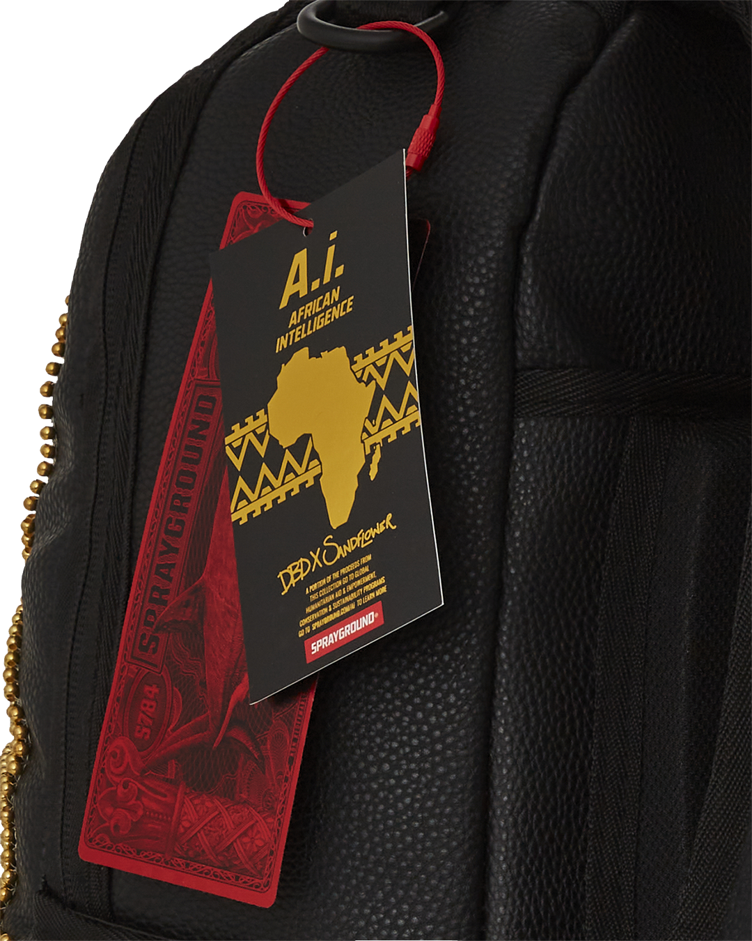 SPRAYGROUND A.I. GOLDEN REGENERATION BACKPACK