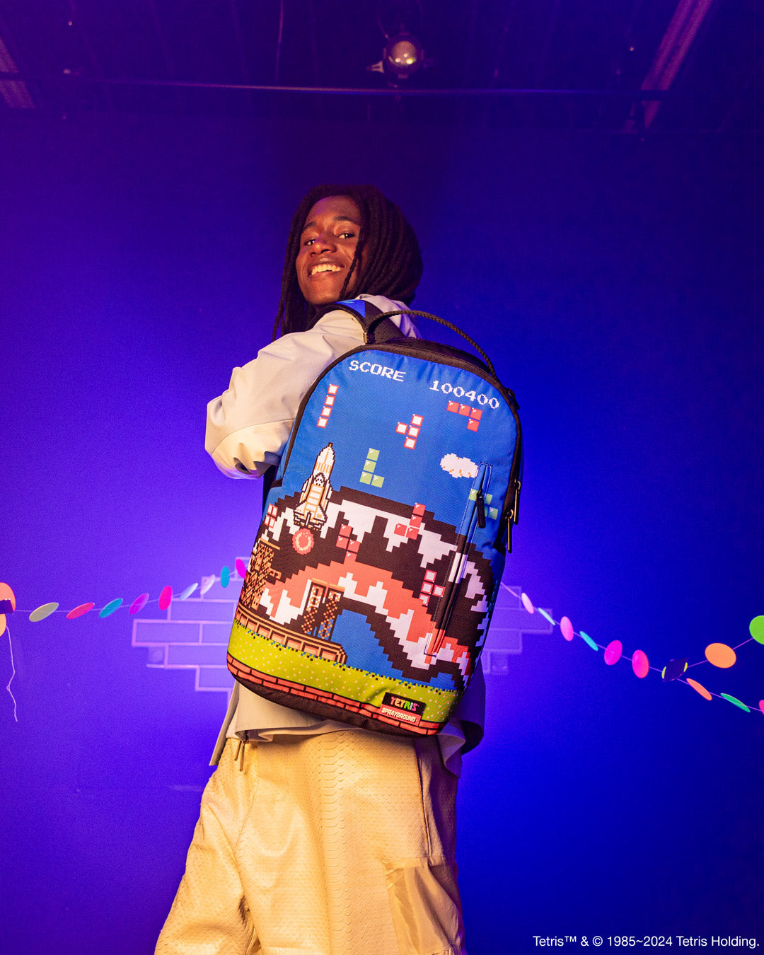 SPRAYGROUND TETRIS MIND GAMES DLXSR BACKPACK