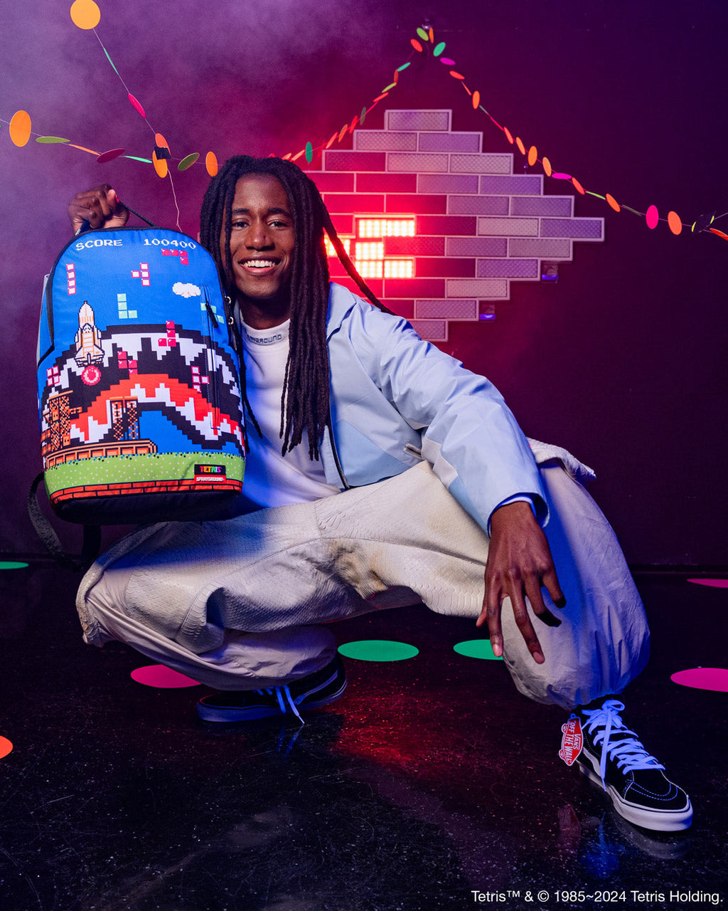 SPRAYGROUND TETRIS MIND GAMES DLXSR BACKPACK