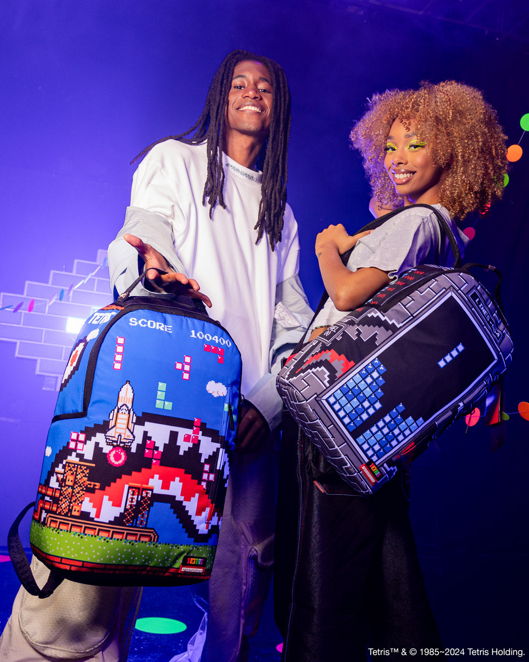 SPRAYGROUND TETRIS MIND GAMES DLXSR BACKPACK