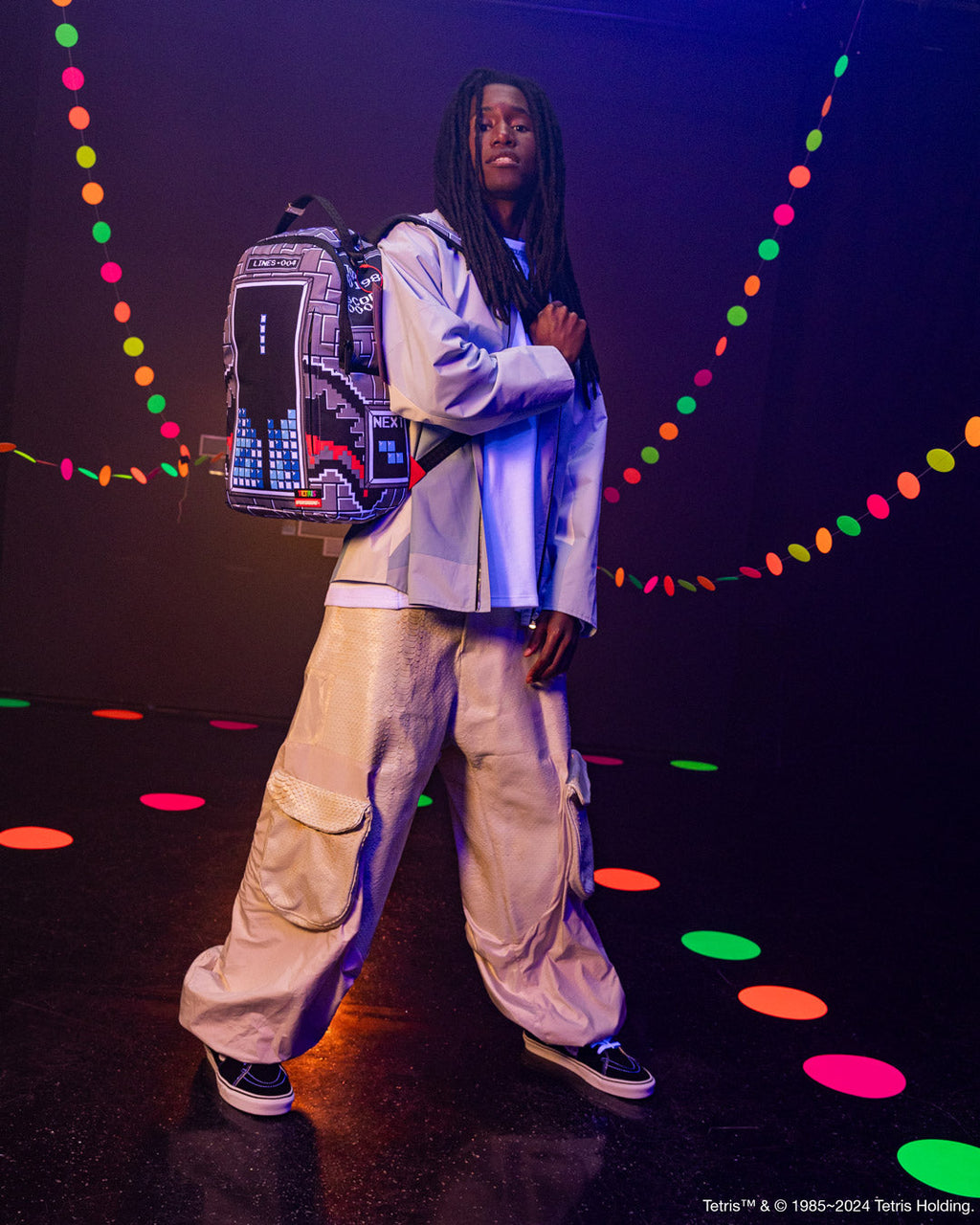 SPRAYGROUND TETRIS SHARK STACKER DLXSR BACKPACK