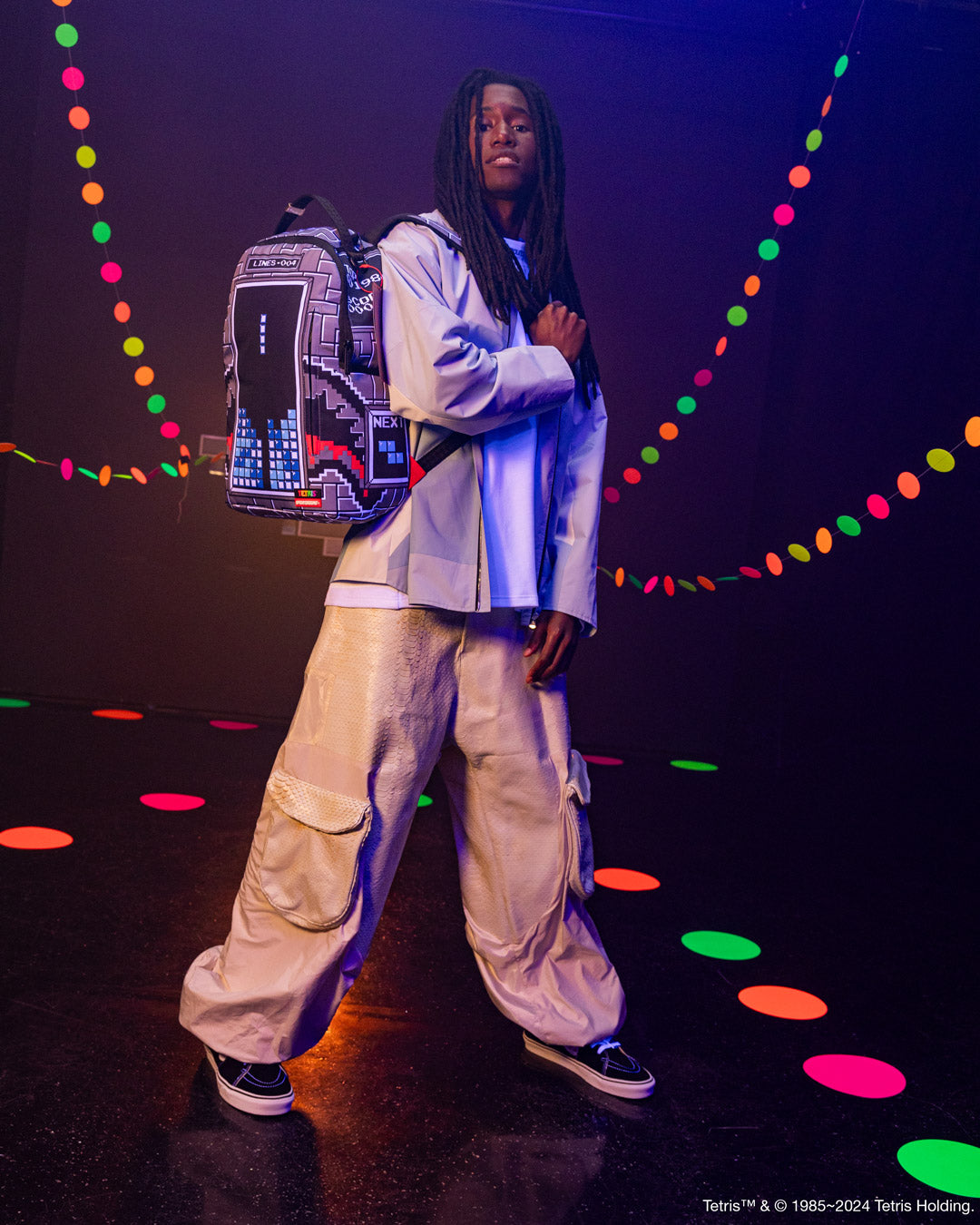 SPRAYGROUND TETRIS SHARK STACKER DLXSR BACKPACK