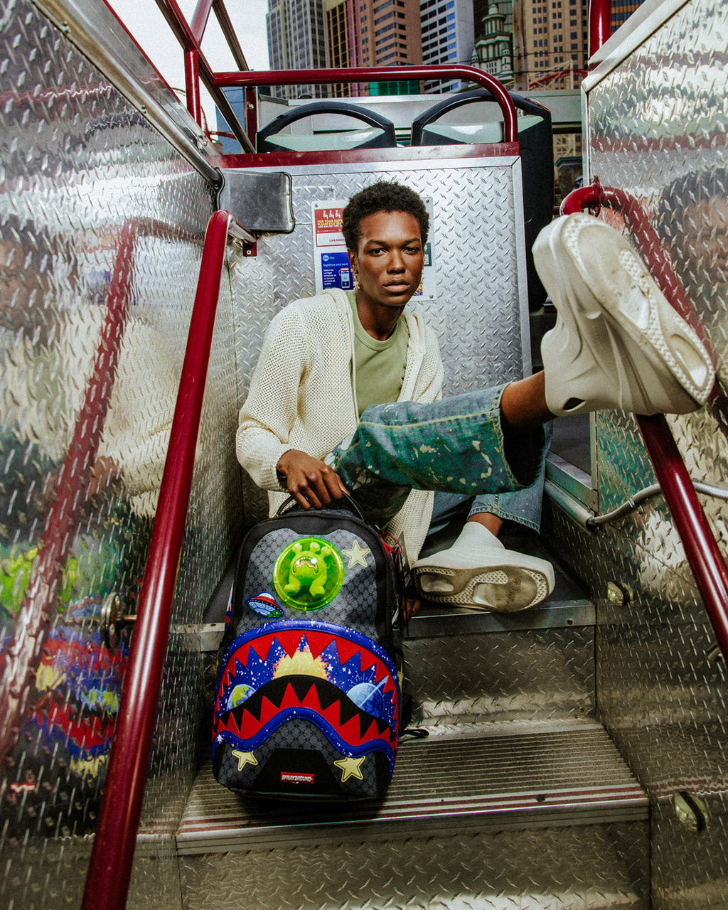 SPRAYGROUND ALIEN ZZZADDY DLXSV BACKPACK